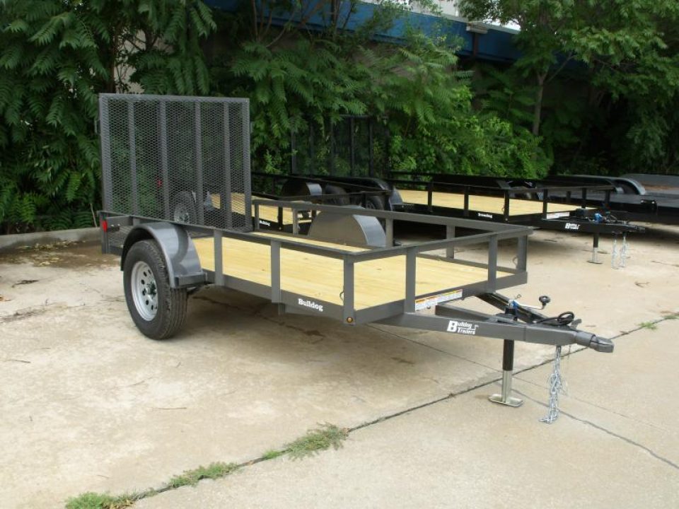 New 5 x 10 Utility Trailer 4' Ramp