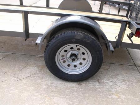 New 5 x 10 Utility Trailer 4' Ramp