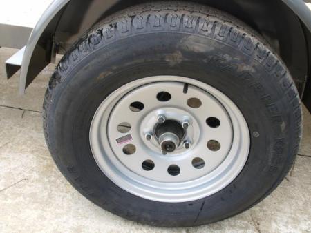 New 5 x 10 Utility Trailer 4' Ramp