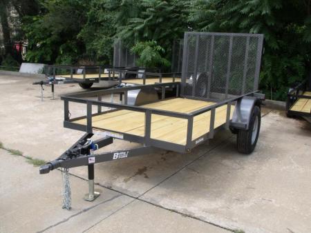 New 5 x 10 Utility Trailer 4' Ramp