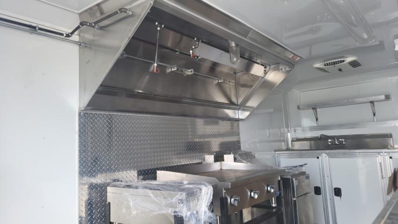 New HUGE SALE WHILE THEY LAST !!!  CONCESSION TRAILER 7 x 16  VENDING / CONCESSION TRAILER CERTIFIED KELLER FIRE SUPPRESSION SYSTEM INSTALLED