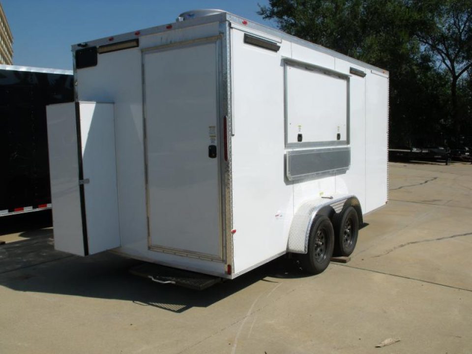 New HUGE SALE WHILE THEY LAST !!!  CONCESSION TRAILER 7 x 16  VENDING / CONCESSION TRAILER CERTIFIED KELLER FIRE SUPPRESSION SYSTEM INSTALLED