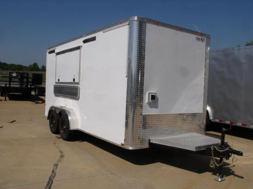 New HUGE SALE WHILE THEY LAST !!!  CONCESSION TRAILER 7 x 16  VENDING / CONCESSION TRAILER CERTIFIED KELLER FIRE SUPPRESSION SYSTEM INSTALLED