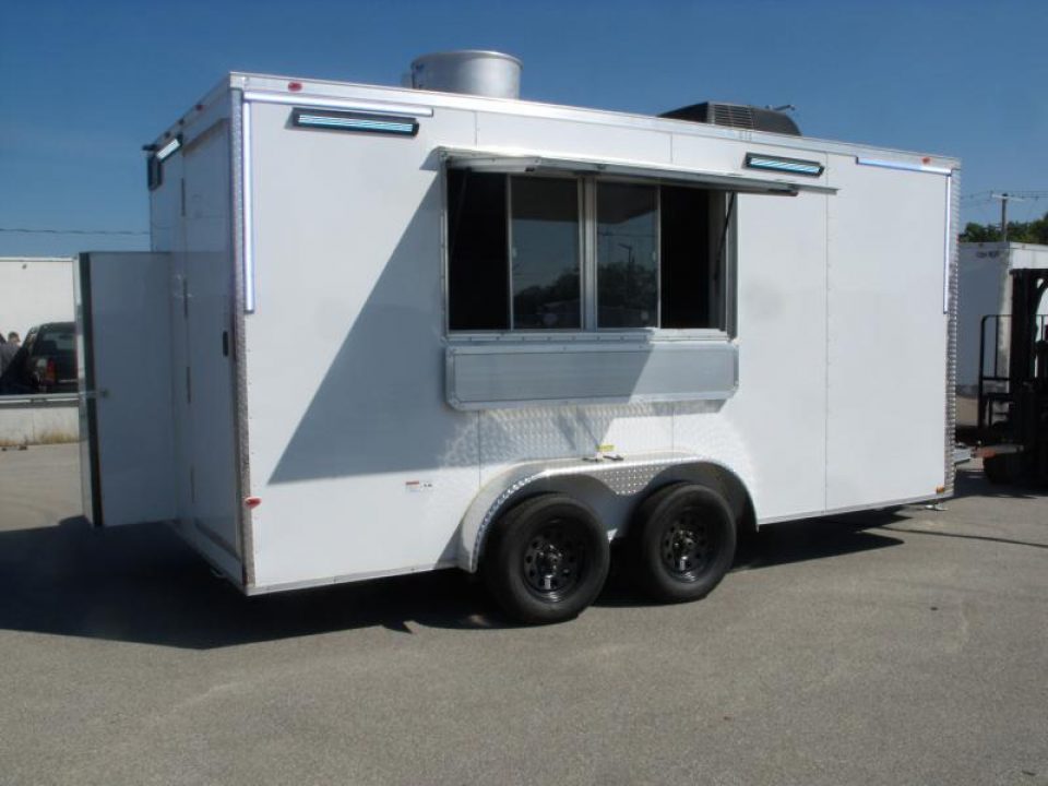 New HUGE SALE WHILE THEY LAST !!!  CONCESSION TRAILER 7 x 16  VENDING / CONCESSION TRAILER CERTIFIED KELLER FIRE SUPPRESSION SYSTEM INSTALLED