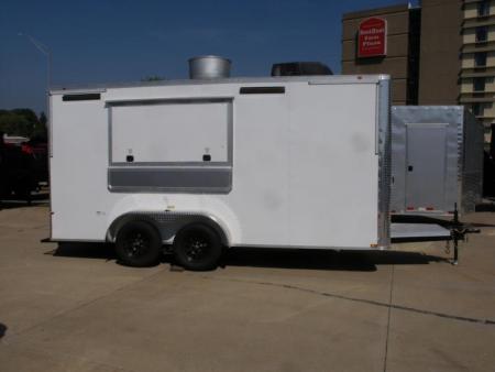 New HUGE SALE WHILE THEY LAST !!!  CONCESSION TRAILER 7 x 16  VENDING / CONCESSION TRAILER CERTIFIED KELLER FIRE SUPPRESSION SYSTEM INSTALLED