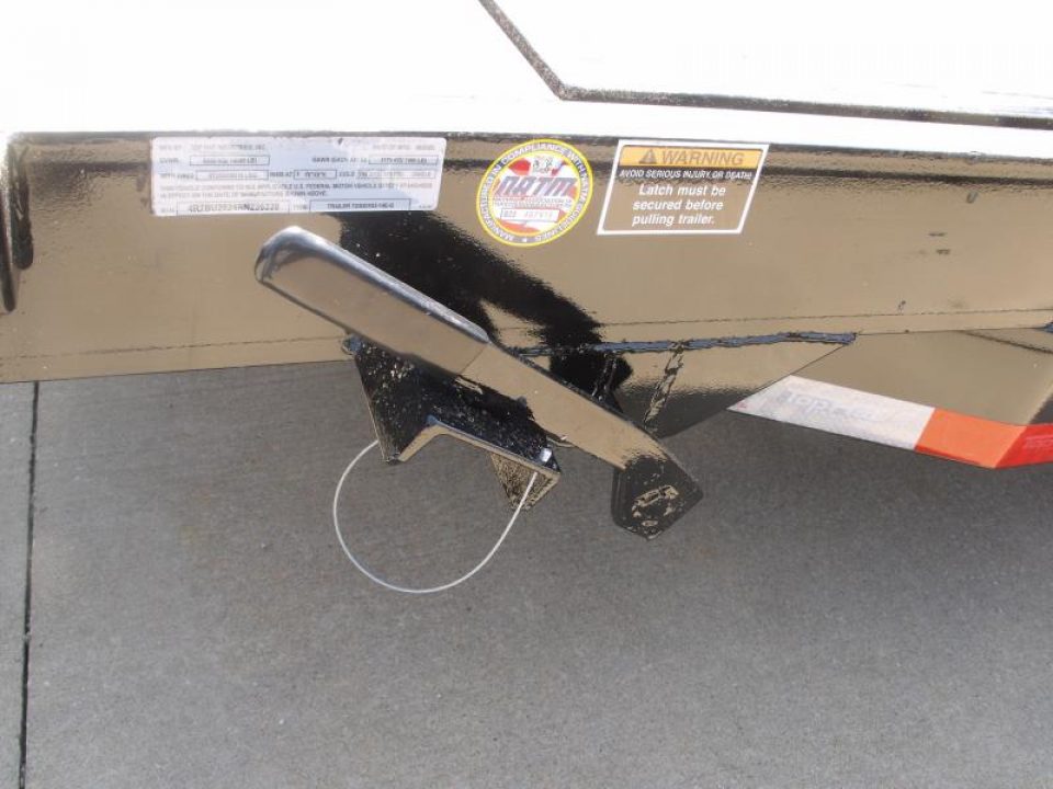 New TILT EQUIPMENT TRAILER 83" X 20' 14000 GVWR 4 WL BRAKES "" TILT DECK SHOCK 14K ""  (18' Tilt 2' Stationary)