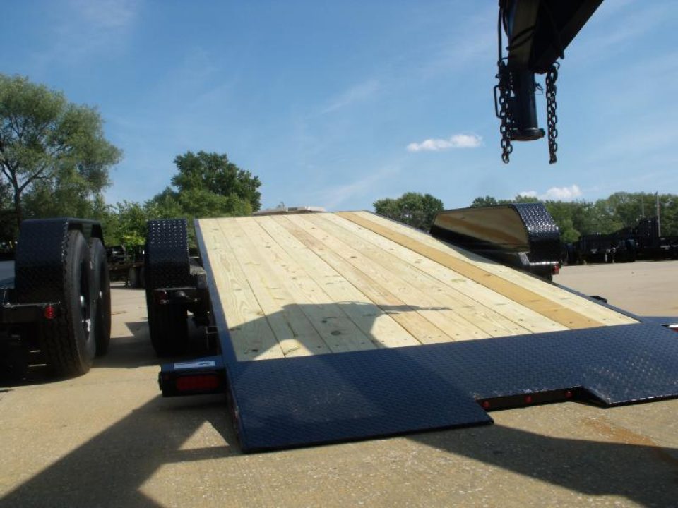 New TILT EQUIPMENT TRAILER 83" X 20' 14000 GVWR 4 WL BRAKES "" TILT DECK SHOCK 14K ""  (18' Tilt 2' Stationary)