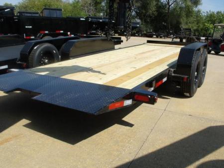 New TILT EQUIPMENT TRAILER 83" X 20' 14000 GVWR 4 WL BRAKES "" TILT DECK SHOCK 14K ""  (18' Tilt 2' Stationary)