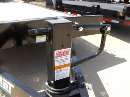 New TILT EQUIPMENT TRAILER 83" X 20' 14000 GVWR 4 WL BRAKES "" TILT DECK SHOCK 14K ""  (18' Tilt 2' Stationary)