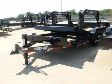New TILT EQUIPMENT TRAILER 83" X 20' 14000 GVWR 4 WL BRAKES "" TILT DECK SHOCK 14K ""  (18' Tilt 2' Stationary)