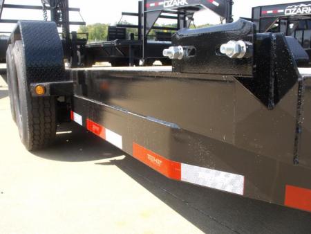 New TILT EQUIPMENT TRAILER 83" X 20' 14000 GVWR 4 WL BRAKES "" TILT DECK SHOCK 14K ""  (18' Tilt 2' Stationary)