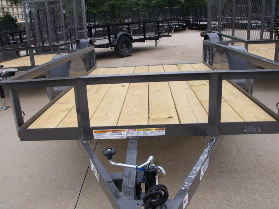 New 5 x 8 Utility Trailer 4' Ramp