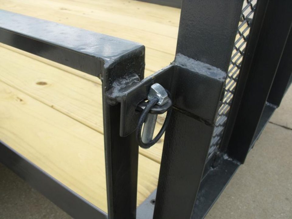 New 5 x 8 Utility Trailer 4' Ramp