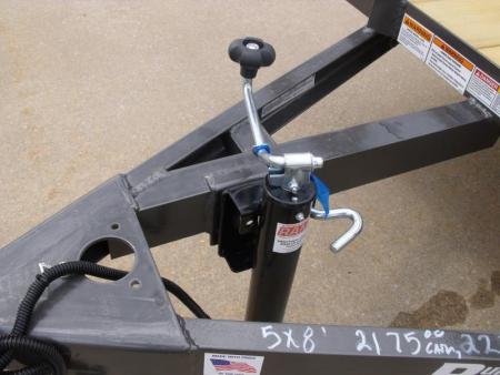 New 5 x 8 Utility Trailer 4' Ramp