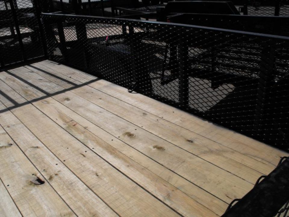 New Hi-Wall Utility Trailer 6 X 12 Mesh Sides 24"