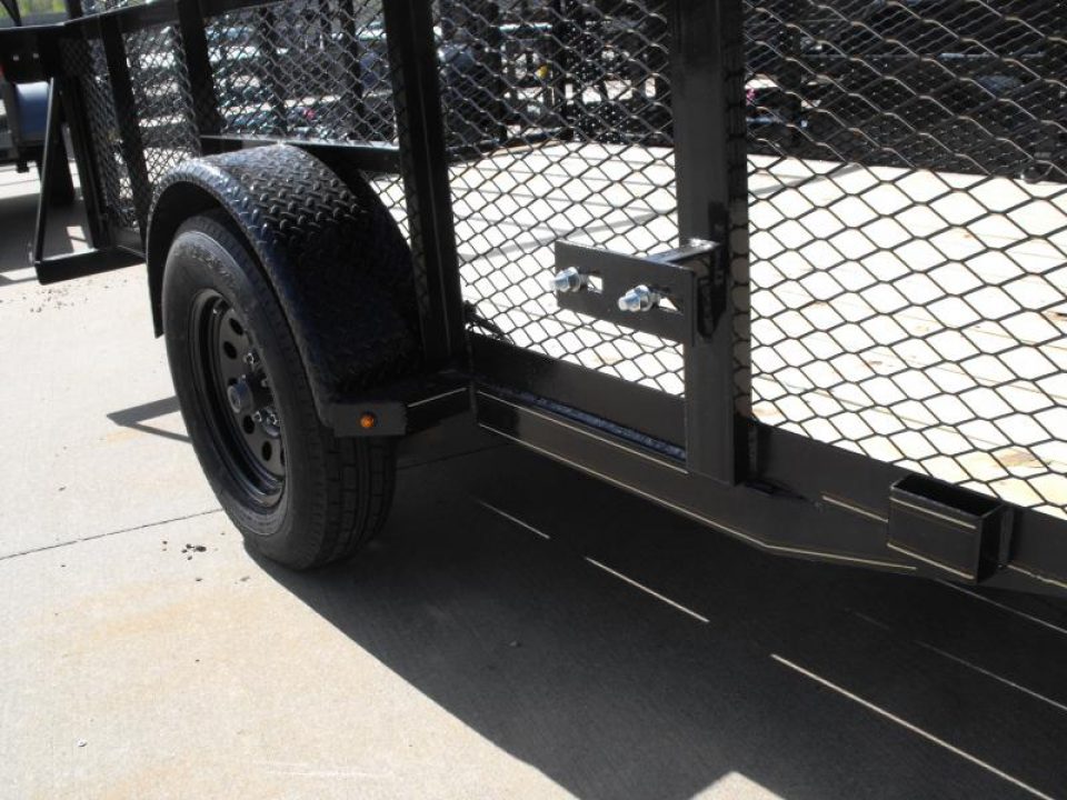 New Hi-Wall Utility Trailer 6 X 12 Mesh Sides 24"