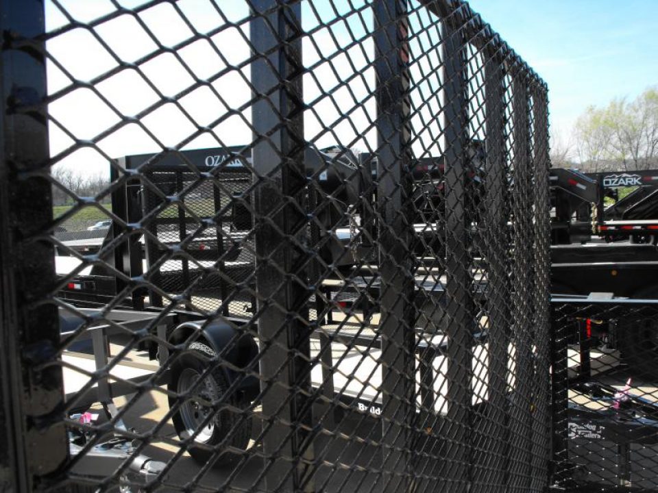 New Hi-Wall Utility Trailer 6 X 12 Mesh Sides 24"