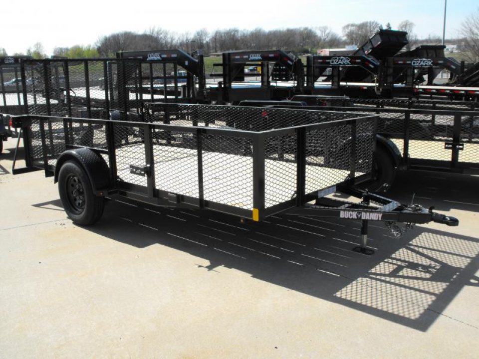New Hi-Wall Utility Trailer 6 X 12 Mesh Sides 24"