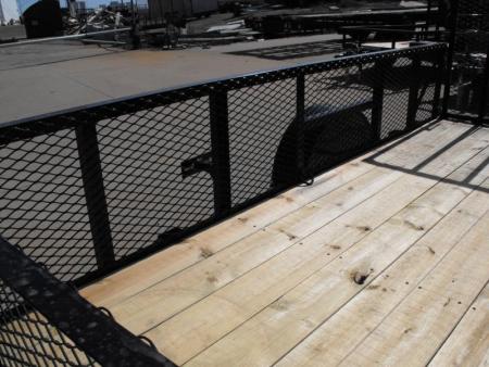 New Hi-Wall Utility Trailer 6 X 12 Mesh Sides 24"