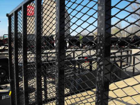 New Hi-Wall Utility Trailer 6 X 12 Mesh Sides 24"