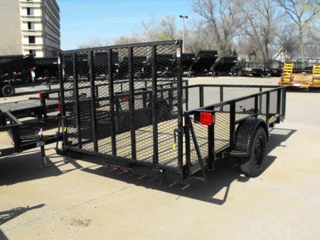 New Hi-Wall Utility Trailer 6 X 12 Mesh Sides 24"