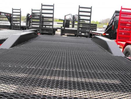 New Combo Trailer Car Hauler / Equipment Trailer  102"  X 20 Dove #6 HD Mesh Floor On 12" Centers 14000 GVWR Stand Up Ramps