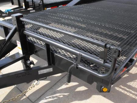 New Combo Trailer Car Hauler / Equipment Trailer  102"  X 20 Dove #6 HD Mesh Floor On 12" Centers 14000 GVWR Stand Up Ramps