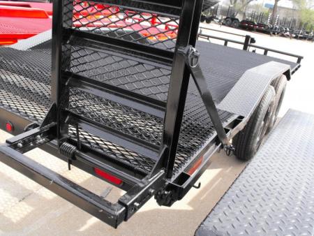 New Combo Trailer Car Hauler / Equipment Trailer  102"  X 20 Dove #6 HD Mesh Floor On 12" Centers 14000 GVWR Stand Up Ramps
