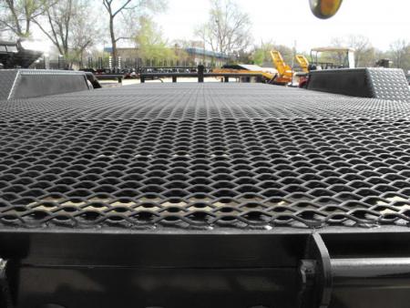 New SALE SALE SALE  Car Hauler / Equipment Trailer  83 X 22 Dove #6 HD Mesh Floor On 12" Centers 14000 GVWR Stand Up Ramps