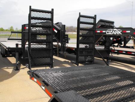 New SALE SALE SALE  Car Hauler / Equipment Trailer  83 X 22 Dove #6 HD Mesh Floor On 12" Centers 14000 GVWR Stand Up Ramps