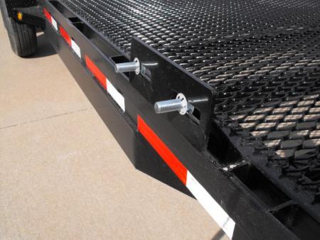 New SALE SALE SALE  Car Hauler / Equipment Trailer  83 X 22 Dove #6 HD Mesh Floor On 12" Centers 14000 GVWR Stand Up Ramps