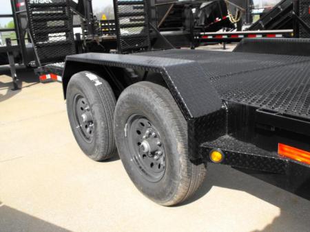 New SALE SALE SALE  Car Hauler / Equipment Trailer  83 X 22 Dove #6 HD Mesh Floor On 12" Centers 14000 GVWR Stand Up Ramps