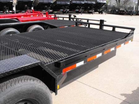 New SALE SALE SALE  Car Hauler / Equipment Trailer  83 X 22 Dove #6 HD Mesh Floor On 12" Centers 14000 GVWR Stand Up Ramps