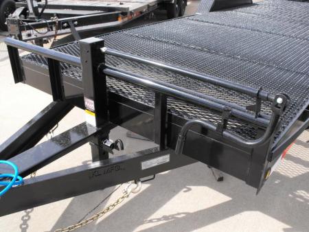 New SALE SALE SALE  Car Hauler / Equipment Trailer  83 X 22 Dove #6 HD Mesh Floor On 12" Centers 14000 GVWR Stand Up Ramps