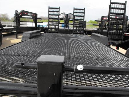 New SALE SALE SALE  Car Hauler / Equipment Trailer  83 X 22 Dove #6 HD Mesh Floor On 12" Centers 14000 GVWR Stand Up Ramps