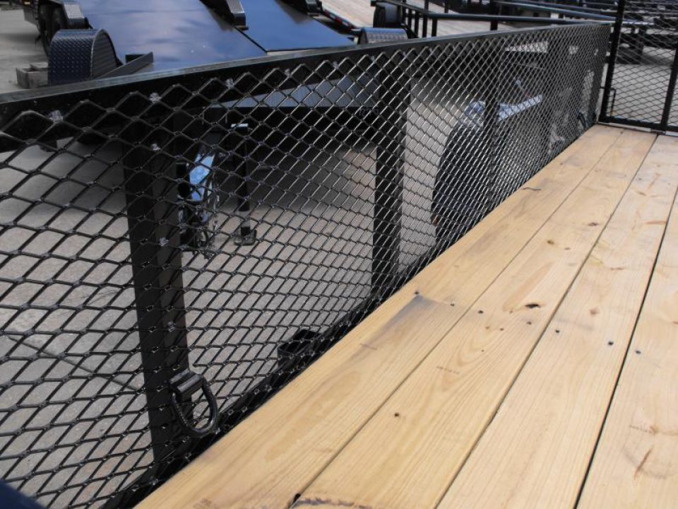 New Hi-Wall Utility Trailer 5 X 14   Mesh Sides 24"