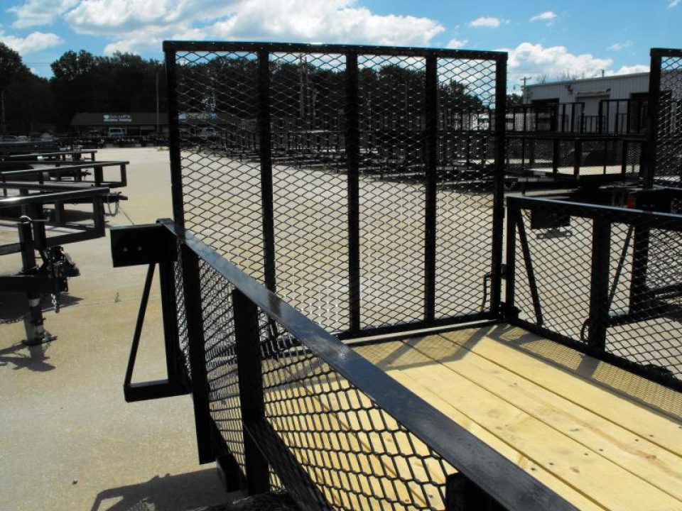 New Hi-Wall Utility Trailer 5 X 14   Mesh Sides 24"