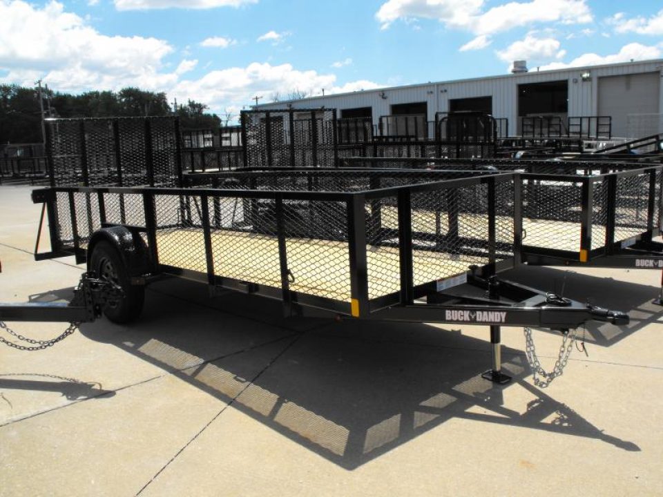 New Hi-Wall Utility Trailer 5 X 14   Mesh Sides 24"