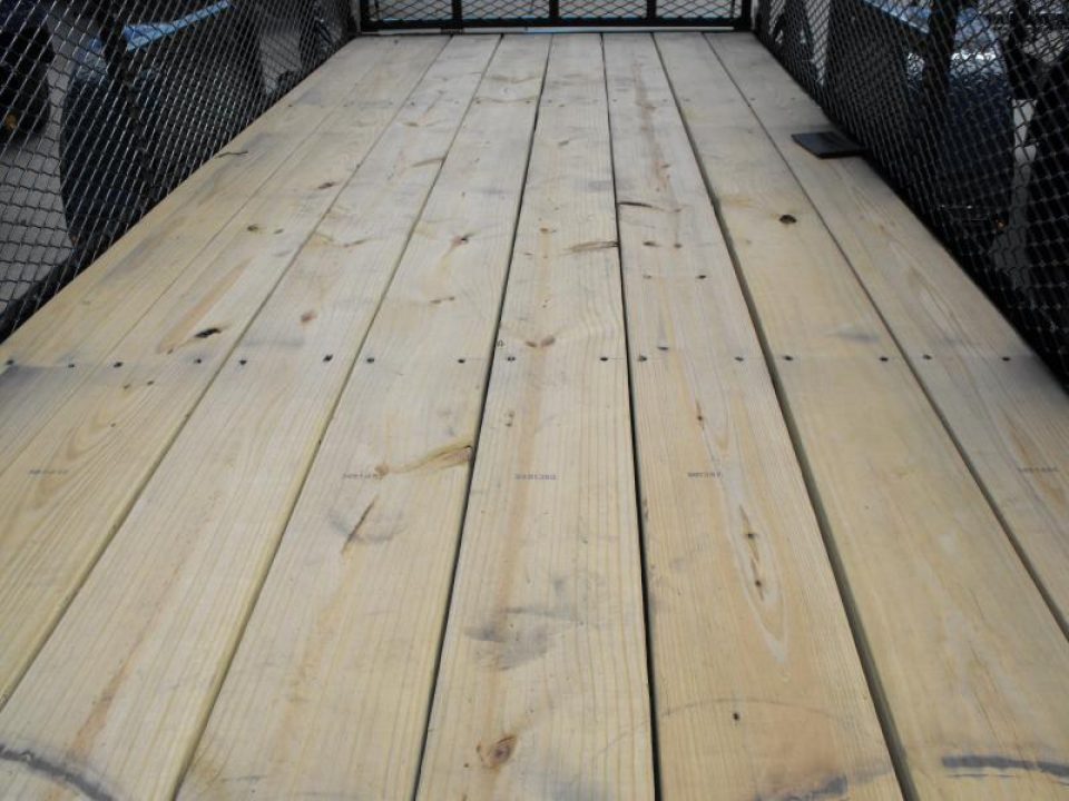 New Hi-Wall Utility Trailer 5 X 14   Mesh Sides 24"