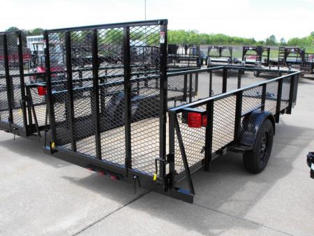 New Hi-Wall Utility Trailer 5 X 14   Mesh Sides 24"