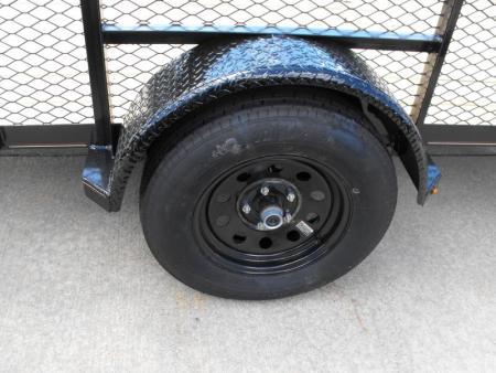 New Hi-Wall Utility Trailer 5 X 14   Mesh Sides 24"