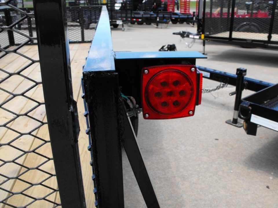 New Hi-Wall Utility Trailer 5 X 14   Mesh Sides 24"