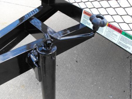 New Hi-Wall Utility Trailer 5 X 14   Mesh Sides 24"