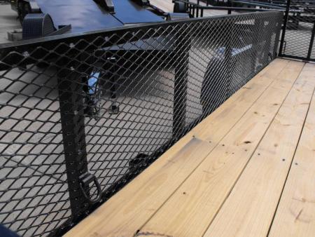 New Hi-Wall Utility Trailer 5 X 14   Mesh Sides 24"