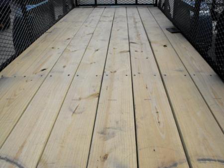 New Hi-Wall Utility Trailer 5 X 14   Mesh Sides 24"