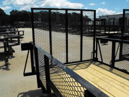 New Hi-Wall Utility Trailer 5 X 14   Mesh Sides 24"