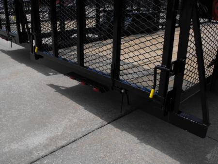 New Hi-Wall Utility Trailer 5 X 14   Mesh Sides 24"