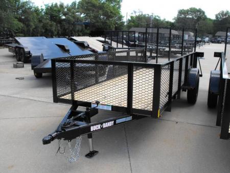 New Hi-Wall Utility Trailer 5 X 14   Mesh Sides 24"
