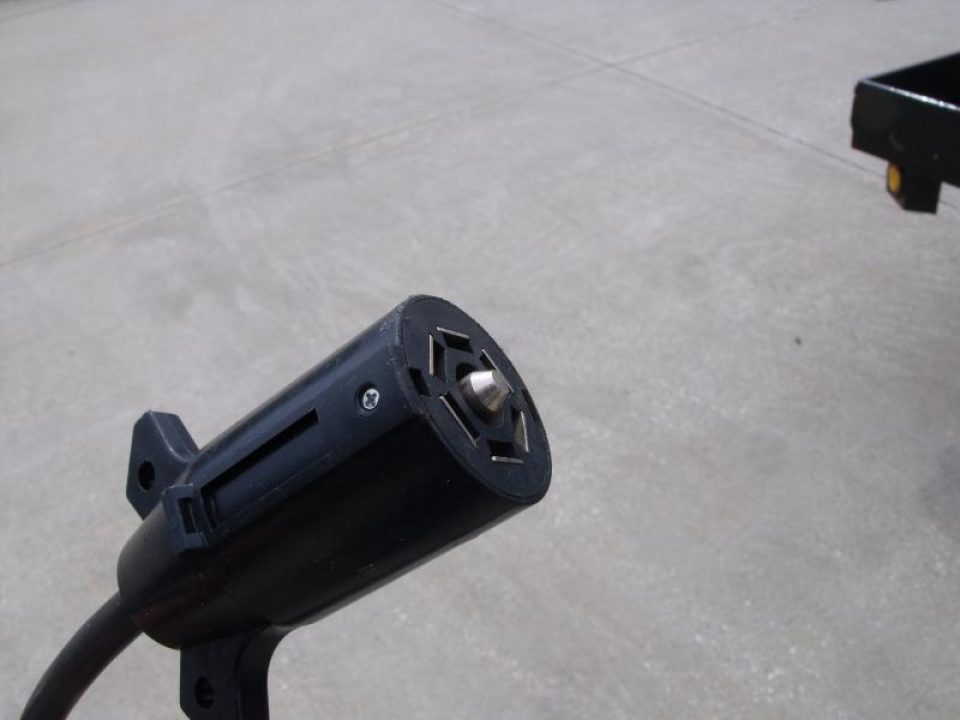 New Tilt Scissor Lift Hauler 76" X 12' Brakes Equipment Trailer S/A 7000 GVWR Metal Deck