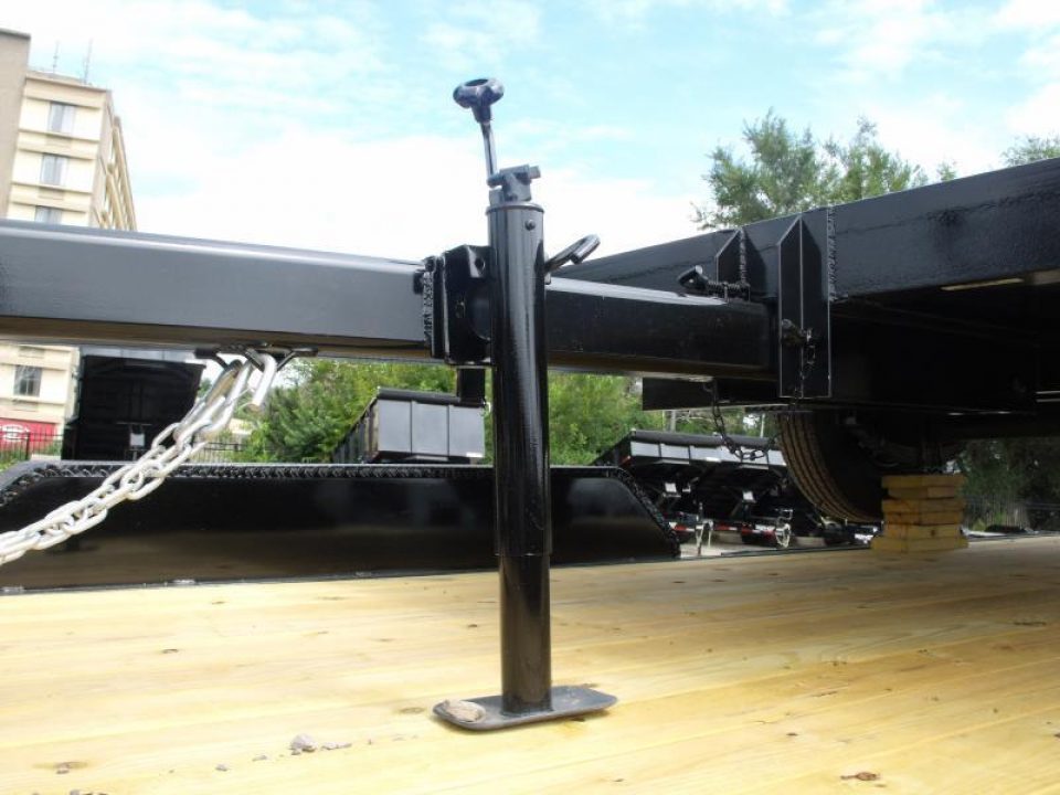 New Tilt Scissor Lift Hauler 76" X 12' Brakes Equipment Trailer S/A 7000 GVWR Metal Deck